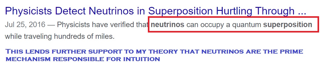 neutrino superposition evidence report summary peer
